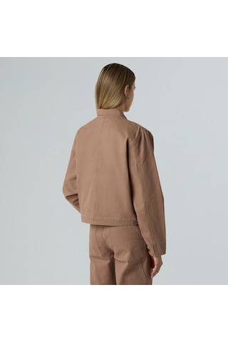 The North Face Cedar Canvas Work Jacket Kadın Ceket-32318 Kahverengi