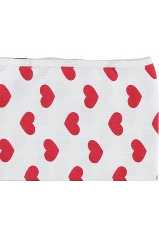 Kız Bebek Uyku Battaniyesi Pamuklu Tek Kay Battaniye 0-12 Ay Beyaz