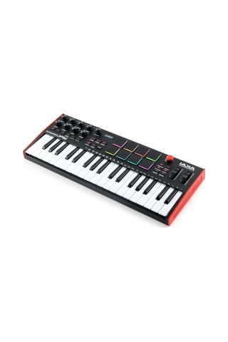 2As Usb Mıdı Klavye Kontrolörü, 37 Tuş İle Müzik Prodüksiyonuna Hazır Açık Antrasit