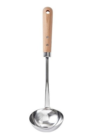 Ikea Vardagen Kepçe, Paslanmaz Çelik-kayın, 33 Cm
