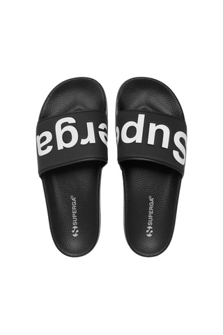 Superga 1908 Slides Polysoft Unisex Siyah - Beyaz Terlik Siyah - Beyaz-34