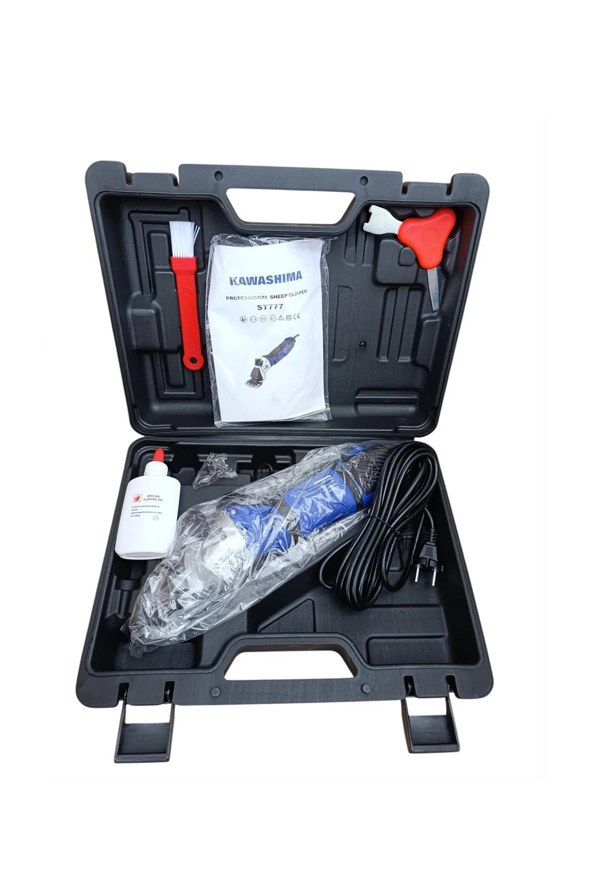 St777 500 Watt 6 Kademeli Devir Ayarlı Profesyonel Koyun Kırkma Makinesi Şengün Motor
