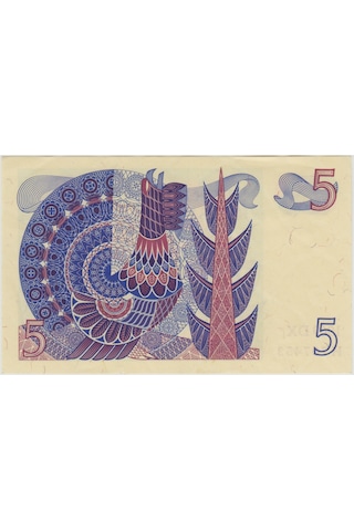 İsveç 5 Kron 1969 Çil.