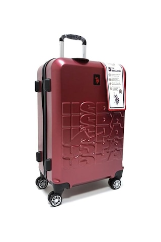 U.s. Polo Assn. Bordo Abs Unisex Orta Boy Valiz Plvlz21281b-o 001