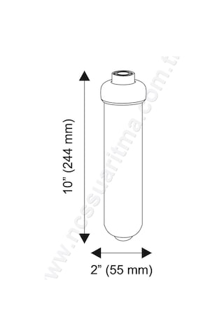 10 İnç Aquafilter İnline Sediment Filtre