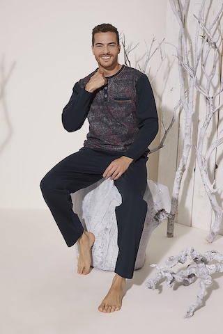 Kly 8026 Erkek Yaka Reçme Pijama Takım 001
