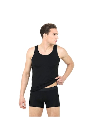 D's Damat Erkek Mikro Modal Atlet Boxer Takım Kutulu Damat Sandığı Çeyiz Seti Siyah Çok Renkli