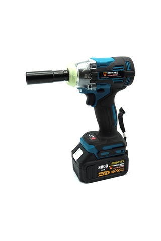 Germany Style GRM99880VFX 4'lü Set 2-26 Şarjlı Kırıcı - Şarjlı Taşlama - Matkap - Somun Sıkma Seti