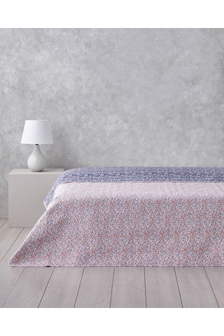 English Home Floral Cascade King Size Çok Amaçlı Örtü 240x220 Cm Pembe Pembe
