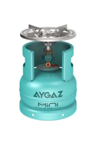 Aygaz Mini Eko Ocak + Mini Tüp Yeşil