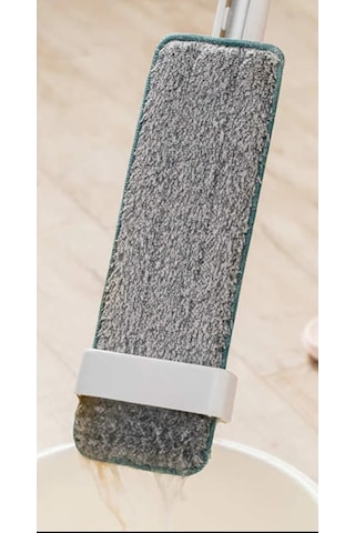 Spin Mop Mikrofiber Kendinden Sıkmalı Kovasız Paspas