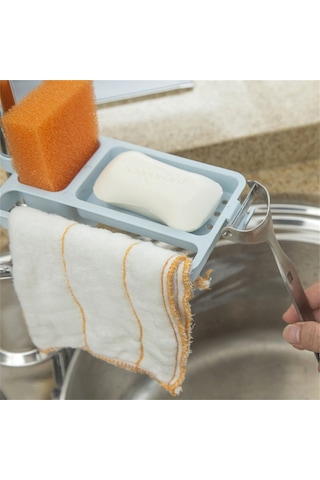Büro Ev Ofis Banyo Mutfak Düzeni İçin Sabitlenir Havlu Askılı Sünger Sabun Aparatı Diğer