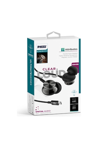 Phixi Hs645 Mıknatıslı Kulakiçi Kablolu Kulaklık Kablolu