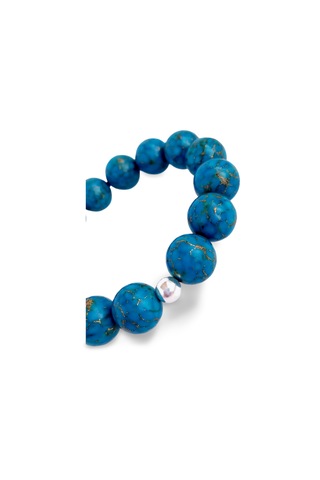Gümüş Arizona Turkuaz Firuze Doğal Taşlı Kadın Bileklik Gümüş
