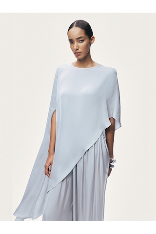 Nocturne Asimetrik Detaylı Bluz N26yn6231 Gri