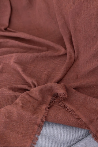 Kiremit Koltuk Örtüsü Balık Sırtı Desen 180 210 Kiremit