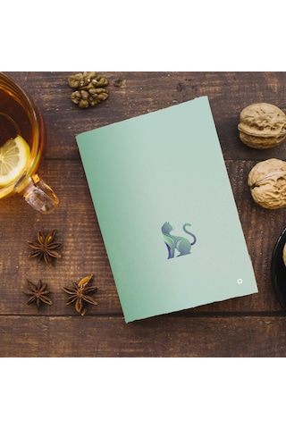 Motivasyon Defter Kedicik Yeşil