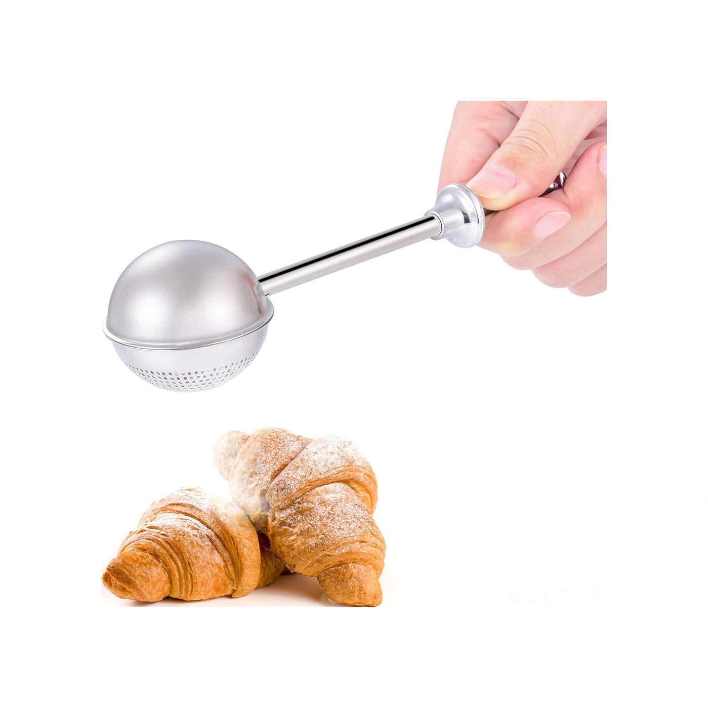 Youtek 304 Paslanmaz Çelik Gıda Seviyesi Elek, Un/ Baharat/ Kakao Süzme, Fırın Ve Mangal İçin Tek Elle Kullanıma Uygun Çok Renkli