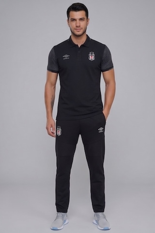 Beşiktaş Lisanslı Umbro Eşofman Altı+polo T-shirt 03-siyah