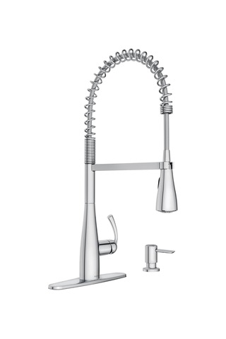 Moen Essie Krom Tek Kolu Yüksek Ark Pulldown Mutfak Bataryası, 87 Diğer