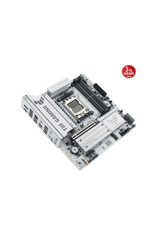 Asus Tuf Gamıng B850m-plus Wıfı7 W Amd B850 Am5 Ddr5 8000 Dp Hdmı 3x M2 Usb3.2 Gen 2x2 Wifi 7 + Bt