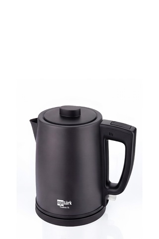 Teadem Xl Elektrikli Çay Makinesi Çaycı 2000w 1.7l Kettle 1.4l Xl Demlik 304 Paslanmaz Çelik Siyah