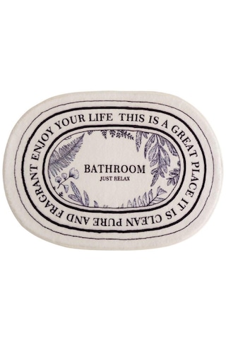 Suntek Zemin Halısı Yumuşak İç Mekan Dekoru Mutfak Kapı Banyo Oval