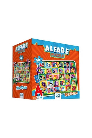 Ca Games 24 Parça Alfabe Eğitici Maxi Boy Puzzle 5027