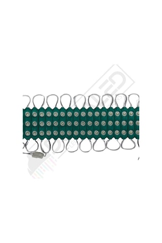 12 Volt Yeşil 1,5 Watt 3 lü Lensli 2835 Reklamcı Modül (10 Adet)