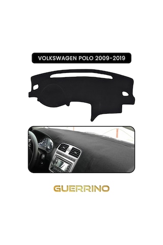 Volkswagen Polo 2009-2019 Torpido Koruma Halısı Siyah Kenar