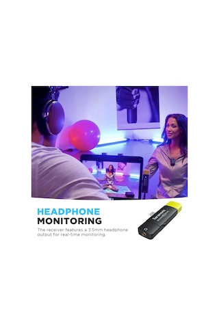 Saramonic Blink500 Pro Kablosuz Yaka Mikrofonu Alıcısı Blink500 Pro B5/b6 Usb Tip-c Alıcı Android Akıllı Telefonlar Tabletler İle Uyumlu iPhone15 Vlog Video Kaydı Rxuc