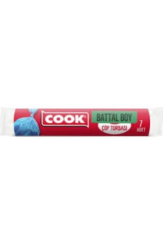 Cook Battal Boy 1 Koli 20 Rulo Çöp Torbası 72 X 95 Cm 70 Lt