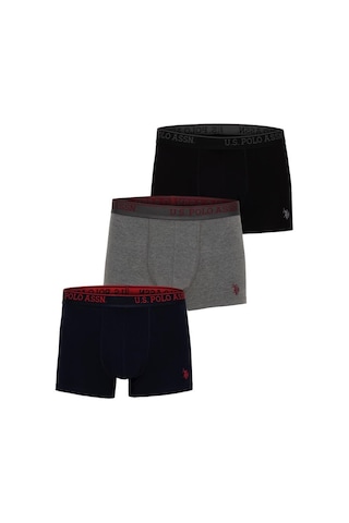 U.S. Polo Assn. Polo Erkek 3 Lü Boxer Çok Renkli