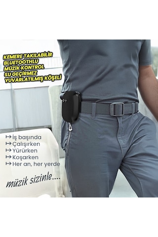 Upway Bisiklete Ve Kemere Takılabilen Su Geçirmez Usb-tf Mini Bluetooth Hoparlör