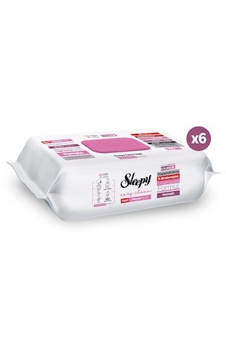Sleepy Meyve Serisi Yüzey Temizlik Havlusu Mendili Pomelo 6x100 600 Yaprak Beyaz