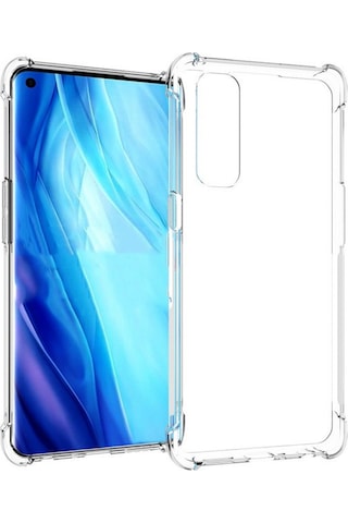 Oppo Reno 4 Pro 4G Kılıf Zore Nitro Anti Shock Silikon Kılıf Renksiz