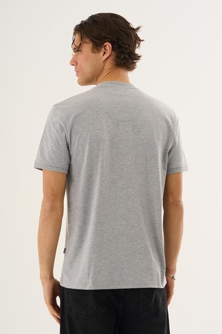 Alexander Gardi V Yaka Basic T-shirt Gri