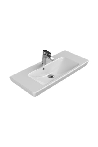 Turkuaz Seramik Porto 068200 85 CM Etajerli Lavabo