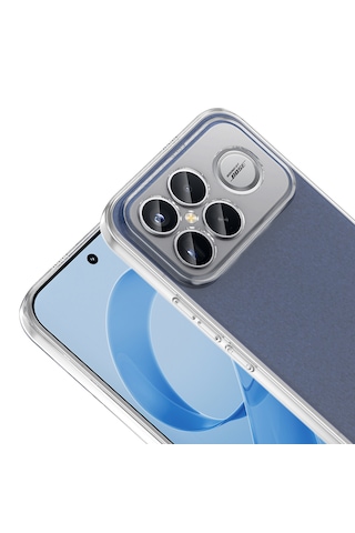 Xiaomi Poco F8 Ultra Kılıf Darbe Emici Korumalı Pürüzsüz Esnek Şeffaf Silikon Şeffaf