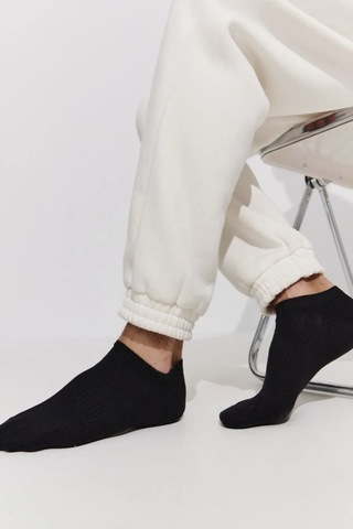 Ozzy Socks 6 Çift Bambu Erkek Dikişsiz Patik Çorap 4 Mevsim Dayanıklı Topuk Ve Burun Koyu Renkler Siyah-lacivert-füme-gri