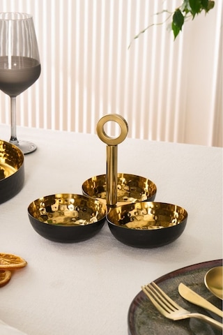 Karaca Arven 3'lü Dekoratif Çerezlik 10x15 cm