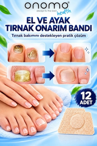 Health El Ve Ayak Tırnak Onarım Ve Yenileme Bandı 12 Adet