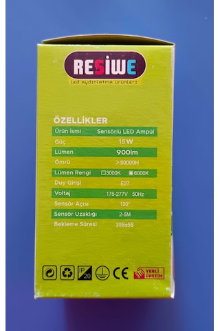 Sensörlü Led Ampül 1