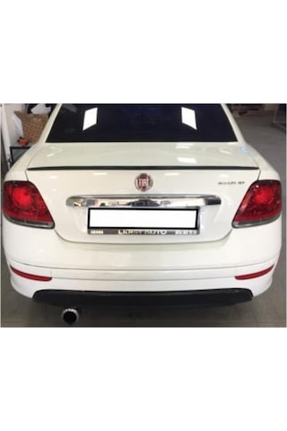 Spoiler Fiat Linea Bagaj Üzeri Çıta - Spoiler Pianoblack - Parlak Siyah + Çift Taraflı Bantlı 115 Cm