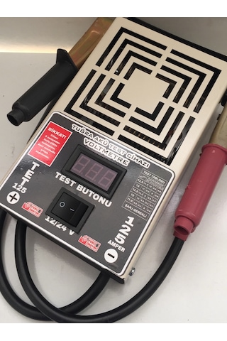 TuğraElektronik 6-12-24 Volt 125 Amper Akü Test Tuğra Tet 125 Profesyonel