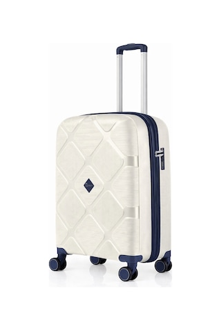 Kabin Boy %100 Polipropilen Valiz Lacivert Bej 6990 Lacivert - Bej
