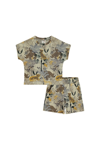 Civil Baby Erkek Bebek Şortlu Takım 6-18 Ay Taş Rengi Taş Rengi