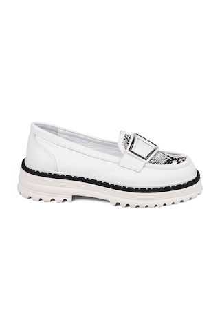 Bestello Bağcıksız Eva Loafer 101-cbs23-02 Kadın Ayakkabı Beyaz