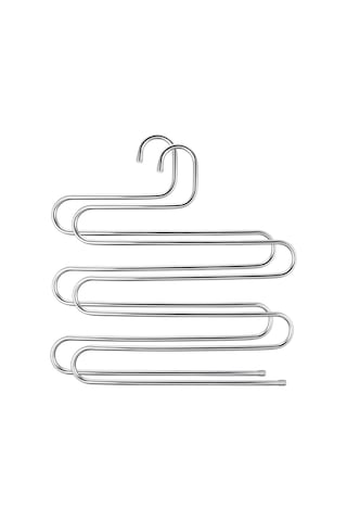 Arvale 2 Adet Metal Pantolon Eşarp Askısı 5 Katlı 2 Adet Askı