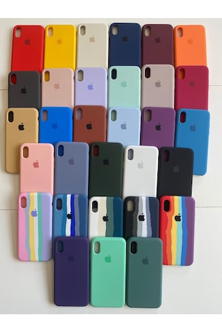 Apple Uyumlu iPhone Xr Logolu Lansman Silikon Kilif 542061683